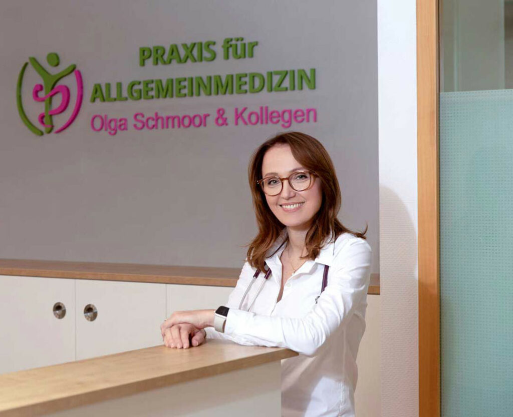 Olga Schmoor in der Hausarztpraxis Schmoor in Bad Oyenhausen