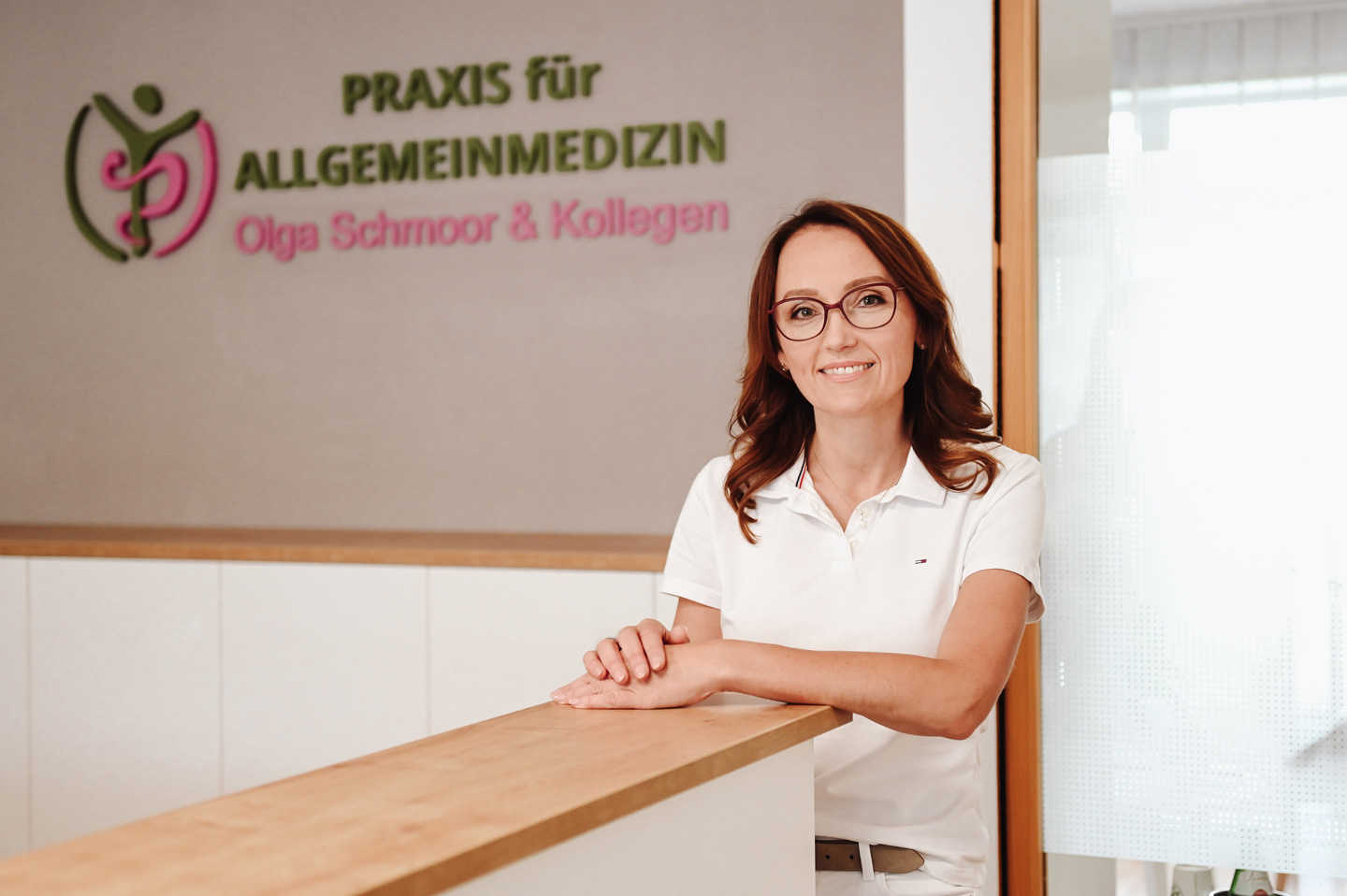 Olga Schmoor in der Hausarztpraxis Schmoor in Bad Oyenhausen